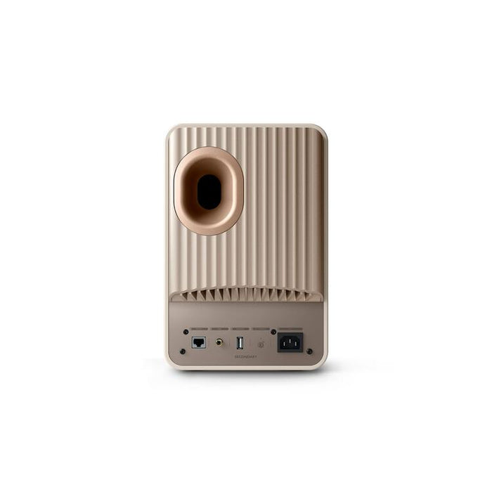 KEF LS50 WIRELESS II | Wireless HiFi Speakers - Metamaterial Absorption - Sand Shell - Pair-Sonxplus St-Sauveur