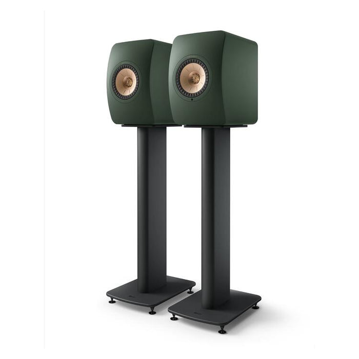KEF LS50 WIRELESS II | Wireless HiFi Speakers - Metamaterial Absorption - Moss Green - Pair-Sonxplus St-Sauveur