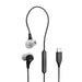 JBL Endurance Run 3C | Earphones - USB-C - Sport - Wired - IP65 - Black/Grey-Sonxplus St-Sauveur