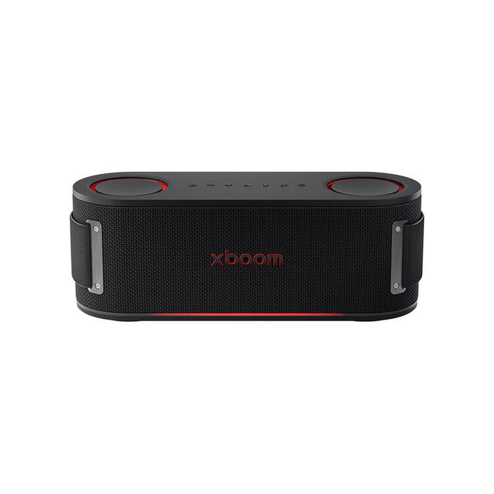 LG xboom Bounce | Portable Speaker - Bluetooth - IP67 - AI Lighting - Black-Sonxplus St-Sauveur
