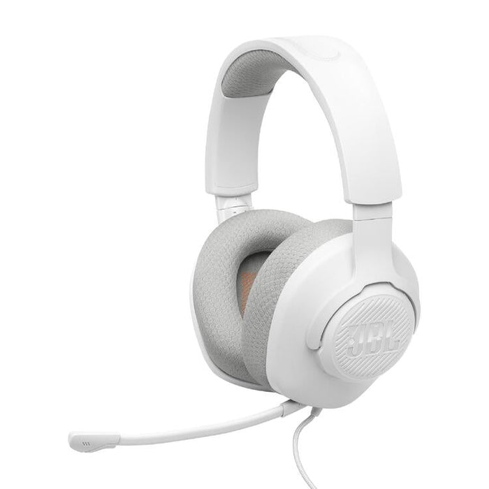 JBL Quantum 100 M2 | Wired Over-Ear Gaming Headset - Compatible with All Platforms - White-Sonxplus St-Sauveur
