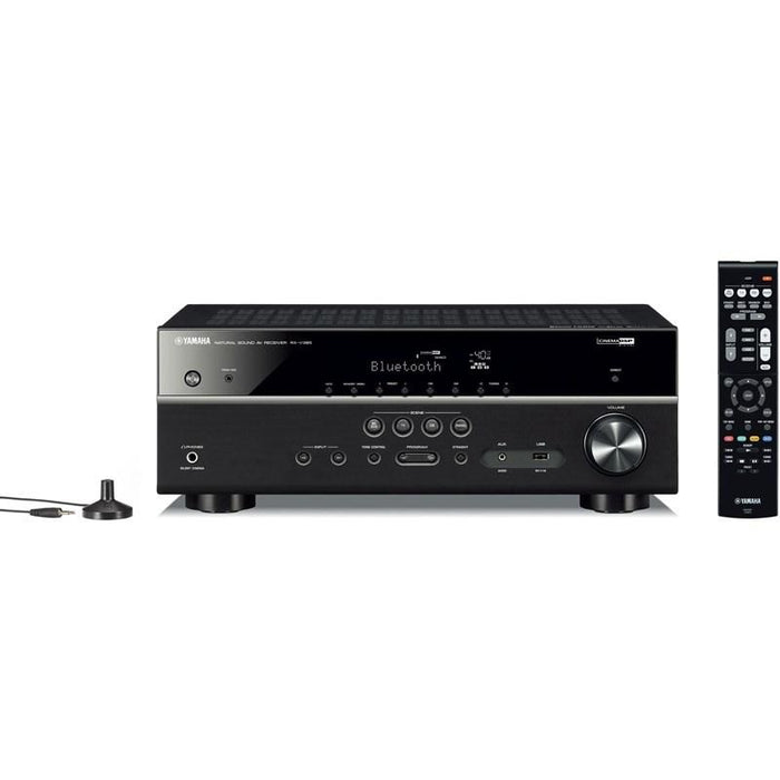 Yamaha RXV385B | 5.1 Channel Home Theater AV Receiver - Bluetooth - 4K - 70W - HDMI - YPAO - Black-Sonxplus St-Sauveur