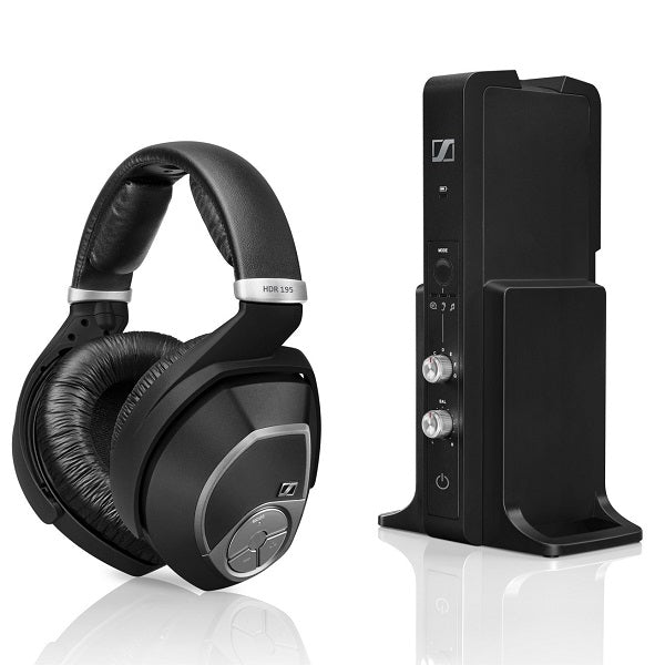 Sennheiser RS195 | Around-ear wireless TV headphones - Black-Sonxplus St-Sauveur