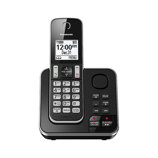 Panasonic KX-TGD390B | Cordless phone - 1 handset - Answering machine - Black-Sonxplus St-Sauveur