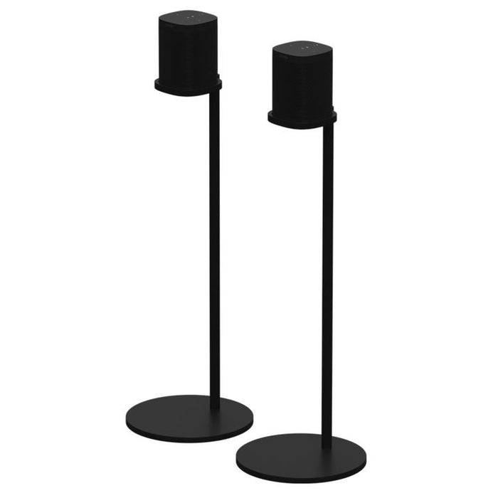 Sonos SS1FSWW1BLK | Stand for Sonos One and One SL Speakers - Black - Pair-Sonxplus St-Sauveur