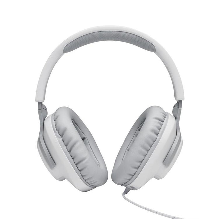 JBL Quantum 100 | Circumaural wired gaming headphones - White-Sonxplus St-Sauveur