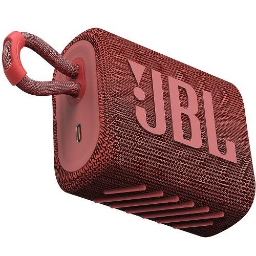 JBL GO3 | Mini portable Bluetooth speaker - Waterproof - Red-Sonxplus St-Sauveur