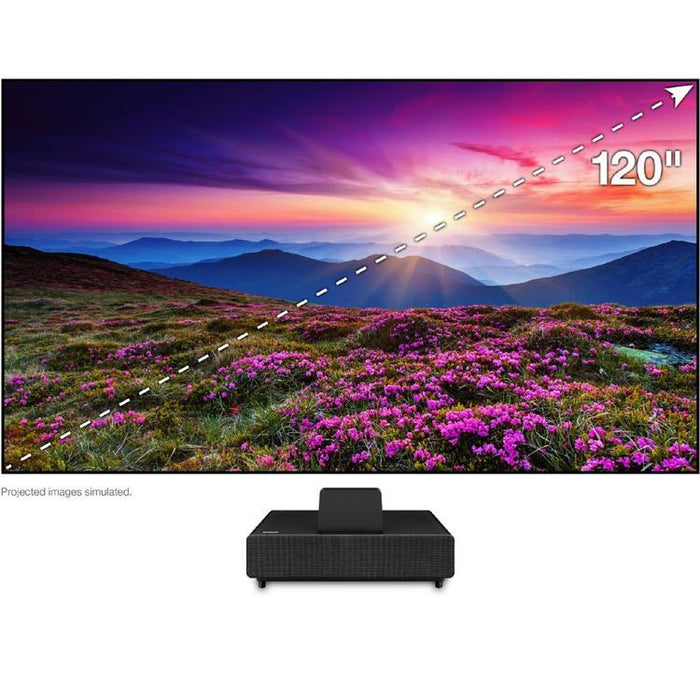 Epson LS500-100 | Laser TV projector - 3LCD - 100 inch screen - 16:9 - Full HD - 4K HDR - Black-Sonxplus St-Sauveur