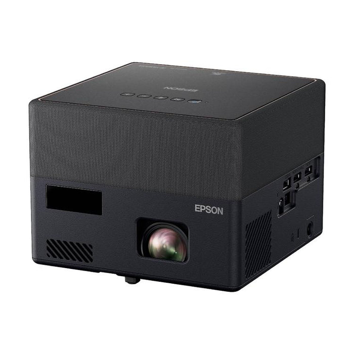 Epson EpiqVision Mini EF12 | Portable Laser Projector - Wi-fi - 3LCD - 150-inch screen - 16:9 - 4K - HDR FHD - Audiophile sound - Android TV - Noir-Sonxplus St-Sauveur