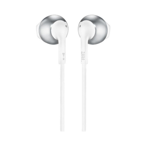 JBL Tune 205 | Wired in-ear headphones - JBL Pure Bass - Microphone - Chrome-Sonxplus St-Sauveur