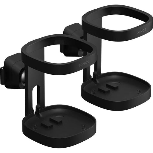 Sonos S1WMPWW1BLK | Wall Mount Bracket for One and One SL Speakers - Black - Pair-Sonxplus St-Sauveur