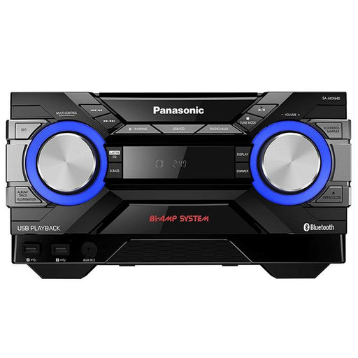 Panasonic SC-AKX640K | CD Stereo - Bluetooth - AIRQUAKE BASS - Bi-Amp - DJ Jukebox - Multicolor LED lighting-Sonxplus St-Sauveur