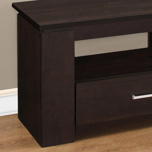 Monarch Specialties I 2600 | TV Stand - 48" - 2 Storage Drawers - Espresso-Sonxplus St-Sauveur