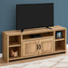 Monarch Specialties I 2744 | TV stand - 60" - Imitation wood - Golden pine-Sonxplus St-Sauveur