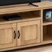 Monarch Specialties I 2744 | TV stand - 60" - Imitation wood - Golden pine-Sonxplus St-Sauveur