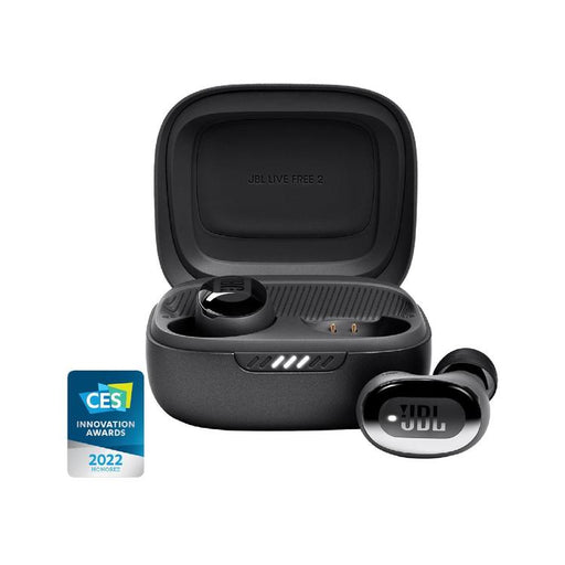 JBL Live Free 2 | In-Ear Headphones - 100% Wireless - Bluetooth - Smart Ambient - Microphones - Black-Sonxplus St-Sauveur