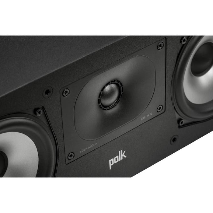 Polk Monitor XT30 | Center speaker - Hi-Res Audio certified - Black-Sonxplus St-Sauveur