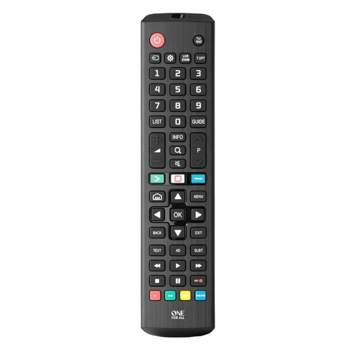 One for All URC4811R | Direct replacement remote control for any LG TV - Replacement Series - Black-Sonxplus St-Sauveur