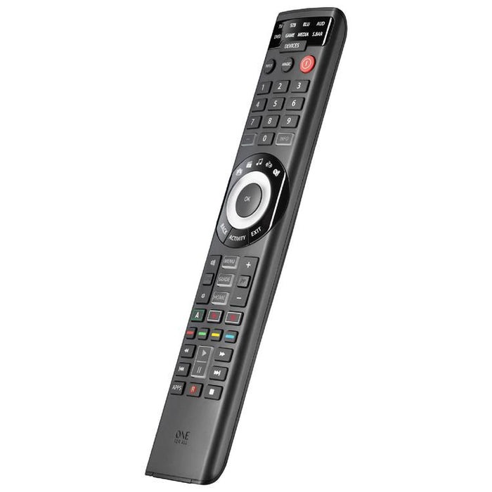 One for All URC7880R | Smart universal remote control for any TV - Smart Series - For 8 devices - Black-Sonxplus St-Sauveur