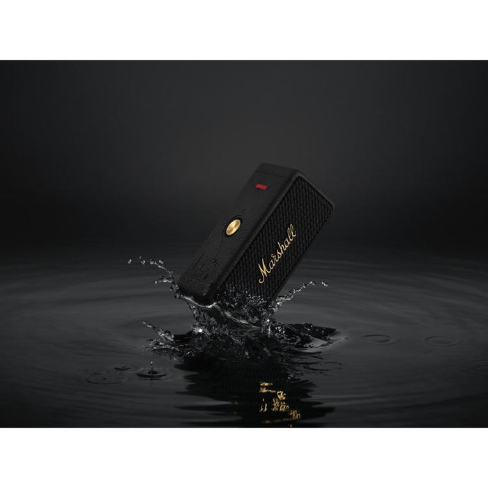 Marshall Emberton II | Portable Speaker - Bluetooth - 30 Hours autonomy - Black/Brass-Sonxplus St-Sauveur