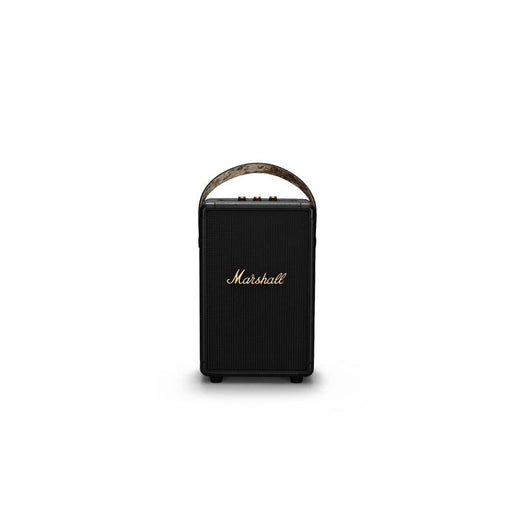 Marshall Tufton | Portable Speaker - Bluetooth - With shoulder strap - IPX2 - 20 Hours autonomy - Black/Brass-Sonxplus St-Sauveur