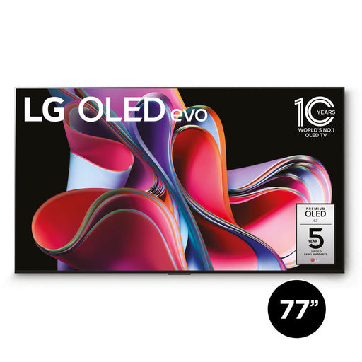 LG OLED77G3PUA | 77" 4K OLED Evo Smart TV - Gallery Edition - G3 Series - HDR Cinema - IA a9 Gen.6 4K Processor - Black-Sonxplus St-Sauveur