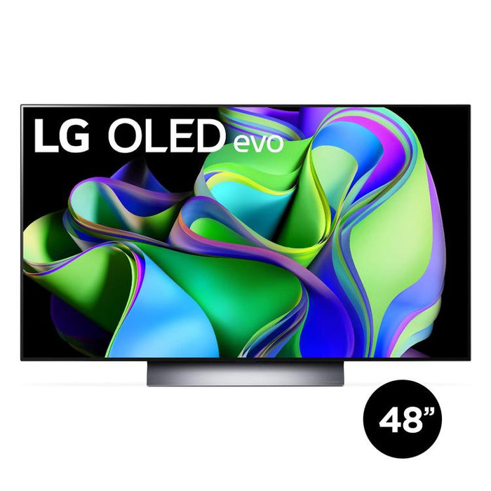 LG OLED48C3PUA | Smart TV 48" OLED evo 4K - C3 Series - HDR - Processor IA a9 Gen6 4K - Black-Sonxplus St-Sauveur