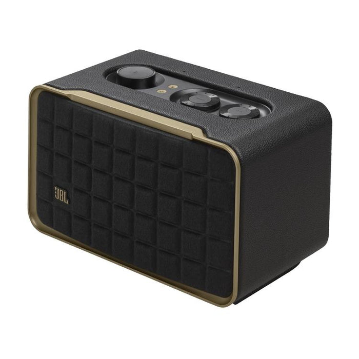 JBL Authentics 200 | Stereo Speakers - Wi-Fi - Bluetooth - Black-Sonxplus St-Sauveur