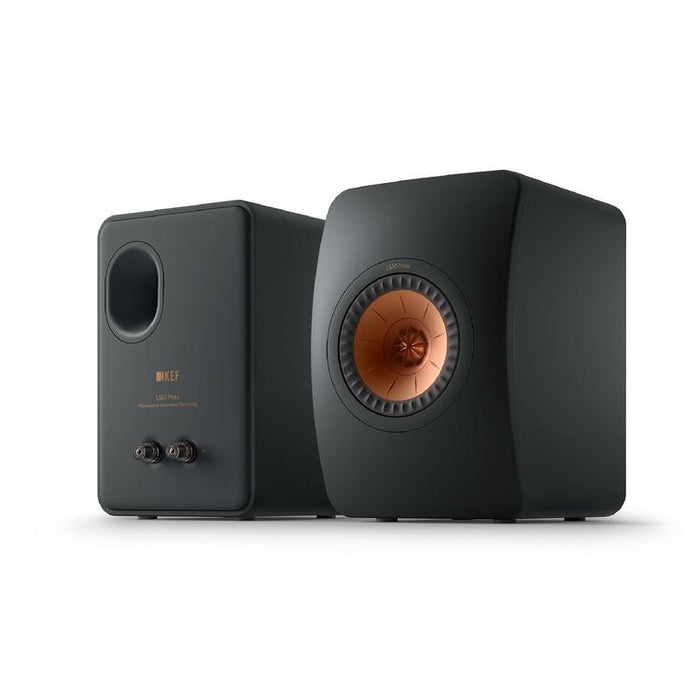 KEF LS50 META | Uni-Q 12th Generation HiFi Speakers - Bass reflex 2-way - Metamaterial absorption technology - Carbon Black - Pair-Sonxplus St-Sauveur