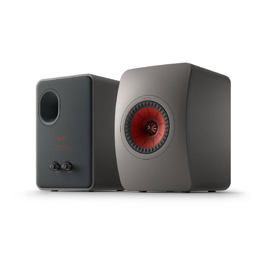 KEF LS50 META | Uni-Q 12th Generation HiFi Speakers - Bass reflex 2-way - Metamaterial absorption technology - Titanium Grey - Pair-Sonxplus St-Sauveur