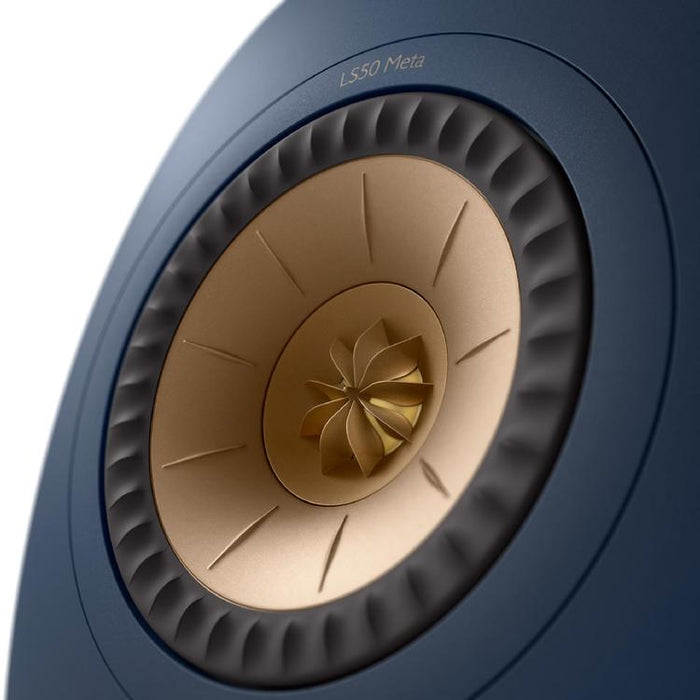 KEF LS50 META | Uni-Q 12th Generation HiFi Speakers - Bass reflex 2-way - Metamaterial absorption technology - Royal Blue - Pair-Sonxplus St-Sauveur