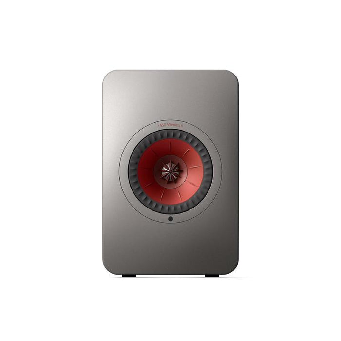 KEF LS50 WIRELESS II | Wireless HiFi Speakers - Metamaterial Absorption - Titanium Grey - Pair-Sonxplus St-Sauveur