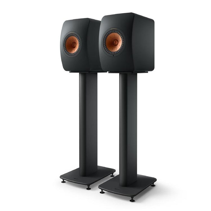 KEF S2 | Floorstanding Speakers - Carbon Black - Pair-Sonxplus St-Sauveur