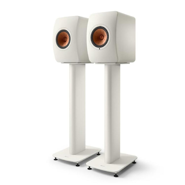 KEF S2 | Floorstanding Speakers - Mineral White - Pair-Sonxplus St-Sauveur