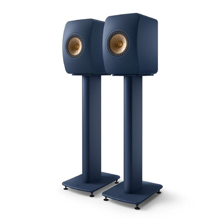 KEF S2 | Floor Speaker Stands - Royal Blue - Pair-Sonxplus St-Sauveur