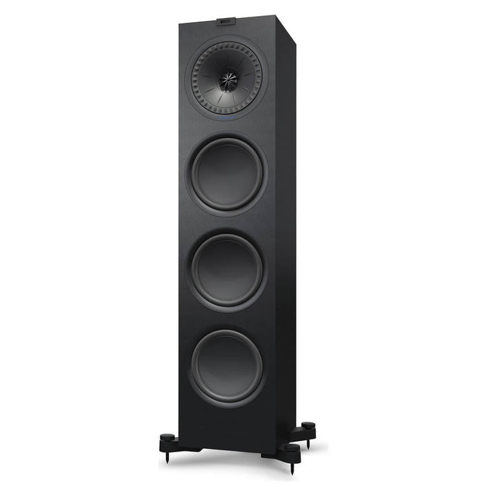 KEF Q950 | Floorstanding Speakers - 2.5-Way - Hi-Fi - Satin Black - Pair-Sonxplus St-Sauveur