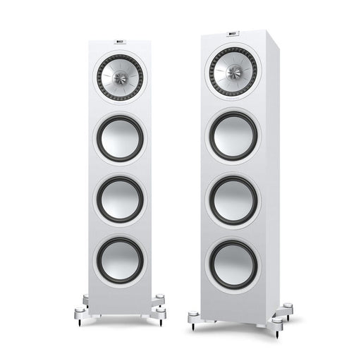 KEF Q950 | Floorstanding Speakers - 2.5-Way - Hi-Fi - Satin White - Pair-Sonxplus St-Sauveur