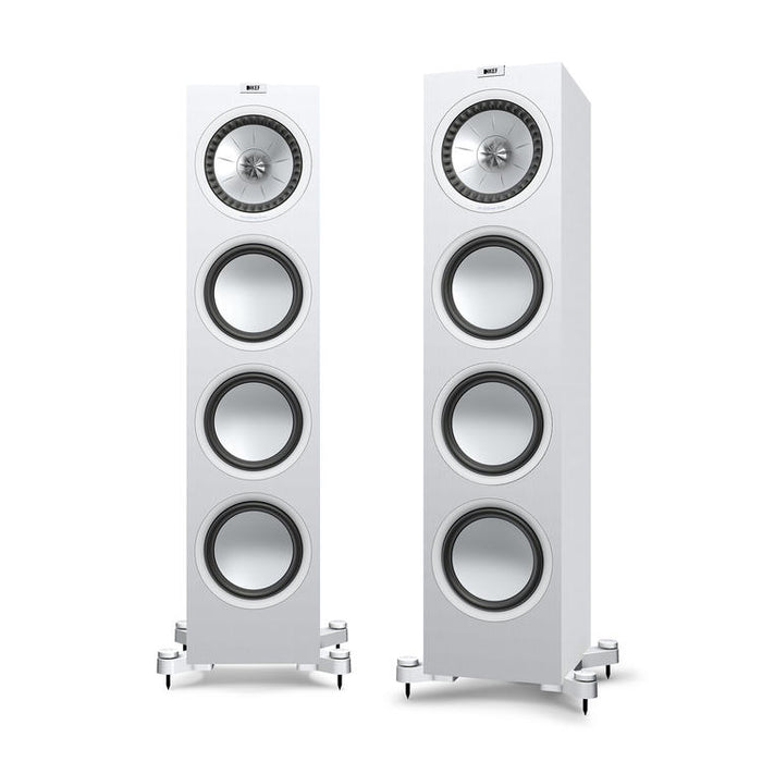 KEF Q950 | Floorstanding Speakers - 2.5-Way - Hi-Fi - Satin White - Pair-Sonxplus St-Sauveur