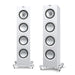 KEF Q750 | Floorstanding Speakers - 2.5-Way - Hi-Fi - Satin White - Pair-Sonxplus St-Sauveur