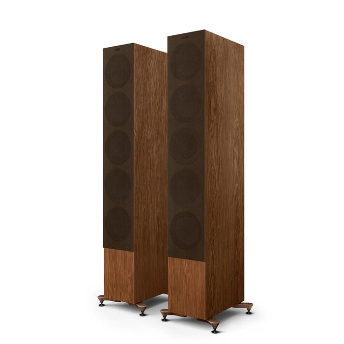 KEF R11 Meta | Floorstanding Speakers - Bass Reflex 3 way - Hi-Fi - Walnut - Pair-Sonxplus St-Sauveur