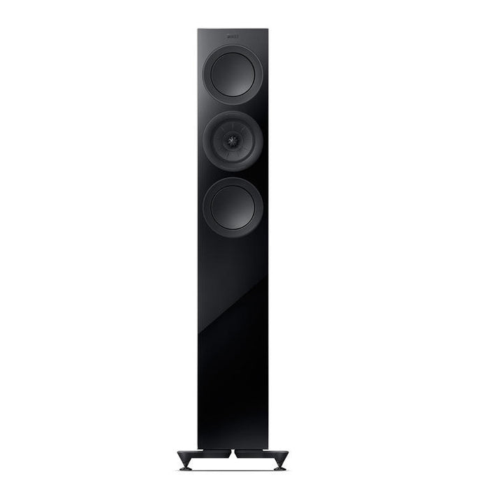 KEF R5 Meta | Floorstanding Speakers - Bass Reflex 3 way - Hi-Fi - Black Gloss - Pair-Sonxplus St-Sauveur