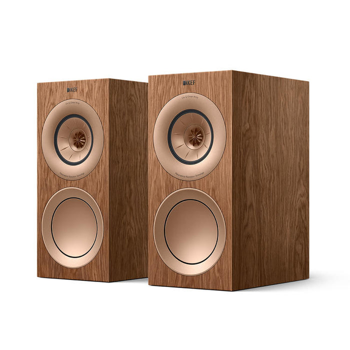 KEF R3 Meta | Bookshelf Speakers - Bass Reflex 3 way - Hi-Fi - Walnut - Pair-Sonxplus St-Sauveur