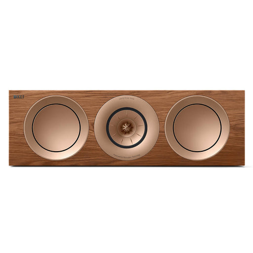 KEF R6 Meta | LCR Speakers - 3-way charge close - Hi-Fi - Walnut - Unité-Sonxplus St-Sauveur