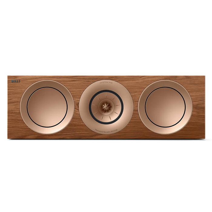 KEF R6 Meta | LCR Speakers - 3-way charge close - Hi-Fi - Walnut - Unité-Sonxplus St-Sauveur