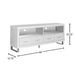 Monarch Specialties I2518 | TV stand - 60" - 4 Drawers - White-Sonxplus St-Sauveur