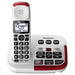 Panasonic KX-TGM470W | Cordless phone - 1 handset - Answering machine - Amplified 2X - White-Sonxplus St-Sauveur