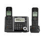 Panasonic KX-TGF342B | Cordless phone - 2 handsets - Answering machine - Black-Sonxplus St-Sauveur