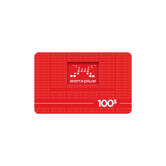 100 gift card-Sonxplus St-Sauveur